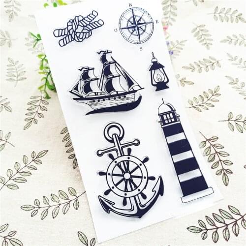 11*20CM Hot sale Sail Transparent Clear Stamps / Silicone Seals Roller Stamp for DIY scrapbooking photo album/Card Making