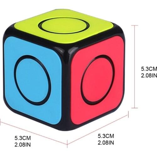 1x1 Puzzle Cube Finger Toy Sensory Fidget Hand Exerciser for Anti-Anxiety Stress Relief Autism OCD Tensions Alleviation