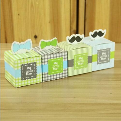 500pcs/lot New "My Little Man" Wedding Candy Box Gift Packaging Chocolate Box Favors Wedding favors Free Shipping