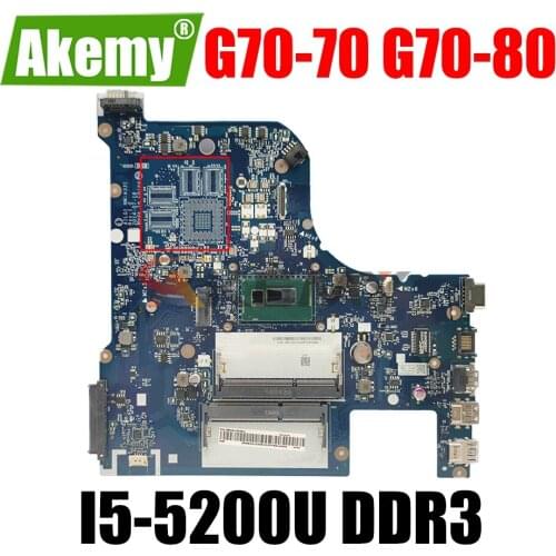 AILG1 NM-A331 For Lenovo IdeaPad G70-70 G70-80 Z70-80 notebook motherboard with CPU I5-5200U DDR3 100% fully tested