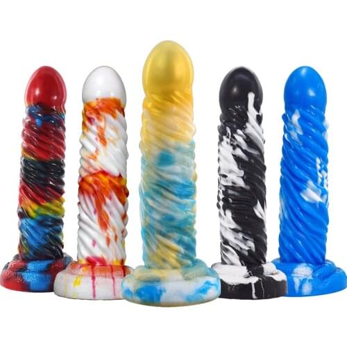 5 Colors Anal Plug Dildo With Suction Cup Sex Toys For Women Men Strap On Big Butt Plug No Vibrators Anal Toys 18 Intimate Goods