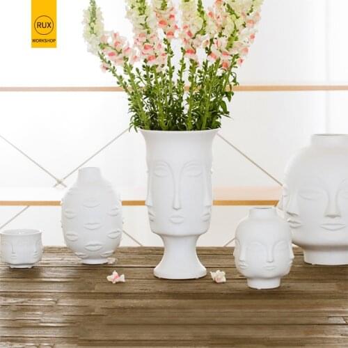 汝心 (餐饮具) Ceramic Flower Vases