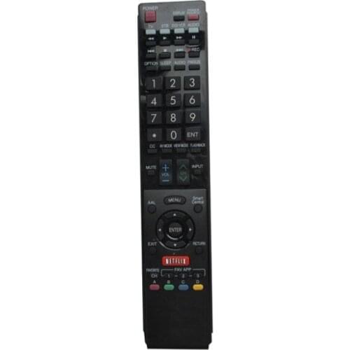 Remote Control For Sharp LC-46LE830U LC-40LE830UB LC-60LE632U LC-40LE830U LC-46LE832U LC-52LE830U Samrt 3D AQUOS LED HDTV TV