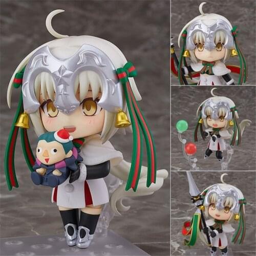 Jeanne D'arc Alter Santa Lily Anime Figure Fate Action Figure Models Toys Christmas Figurine Anime Doll Pvc Q Version Model Toys