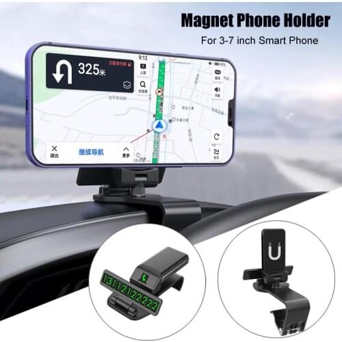 Magnetic Car Phone Holder Dashboard Magnetic Bracket For Audi A3 8l 8v 8p A4 B5 B6 B7 B8 A5 A6 C5 C6 C7 A7 A8 D2 D3