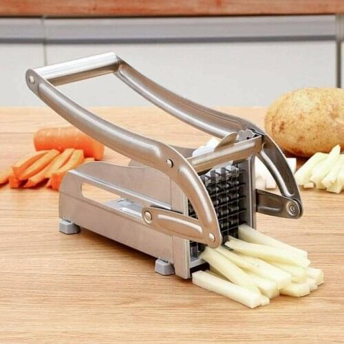 Potato Cutter French Fries Slicer Carrot sticks Manual Maker Stainless Steel Meat Chopper Dicer Cutting Machine Tool For Kitchen