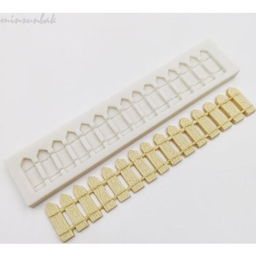 Minsunbak Fence Shape Cake Tool Fondant Mold Cake Border Decoration Kitchen Accessories