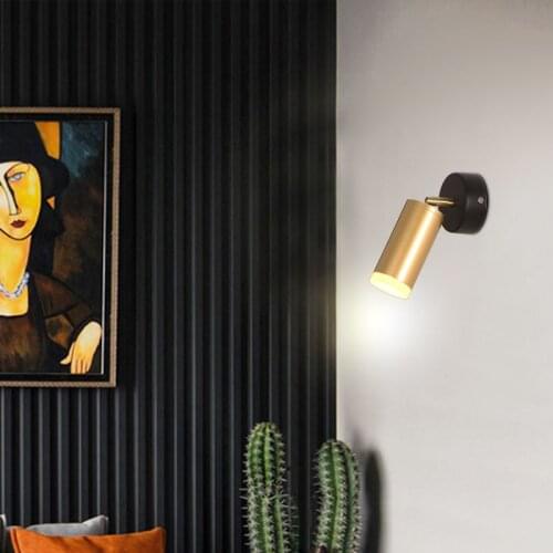 Nordic Wall Lamp Modern Decor Bedroom Wall Mounted Lights GU10 5W Reading Night Light For Bedside Indoor Lighting Home Interior