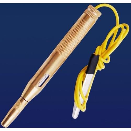 New DC 6V 12V 24V Probe Light System Test Probe Lamp Auto Car Light Circuit Tester Lamp Voltage Test Pen Detector Copper