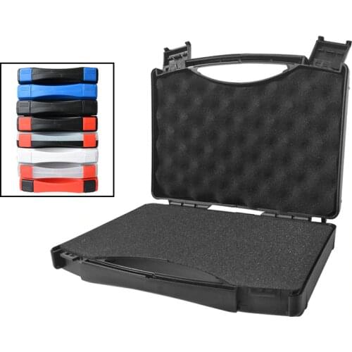 Tool Box Plastic Tool Case Storage Box Portable Parts Box Safety Equipment Instrument Camera Toolbox Shockproof with Foam