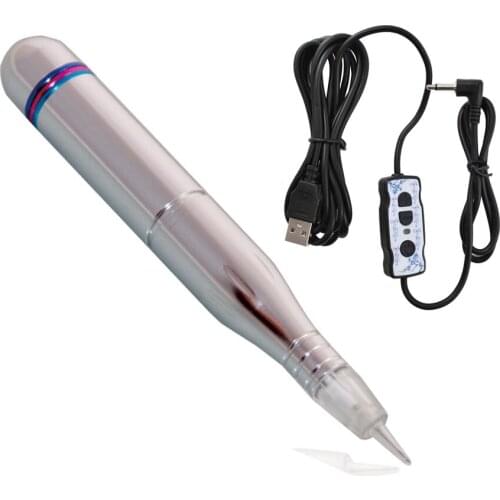 Professional New Design Micro Needle Aluminum Permanent Makeup Machine for Eyebrow Tattoo Machine Pen