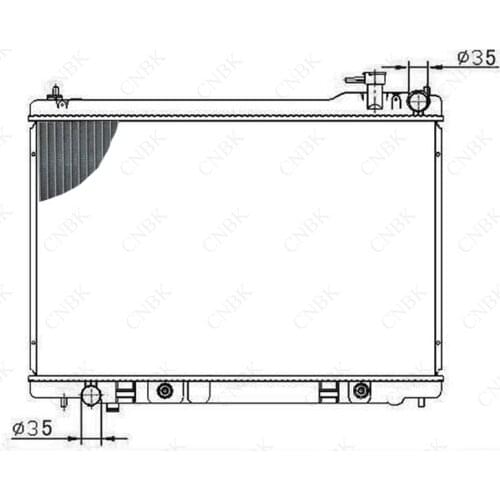 Radiator for Nissan Skyline Stagea Hv35 Nv35 Pv35 Hm35 Aluminum-Plastic Water Tank Radiator and All Aluminum