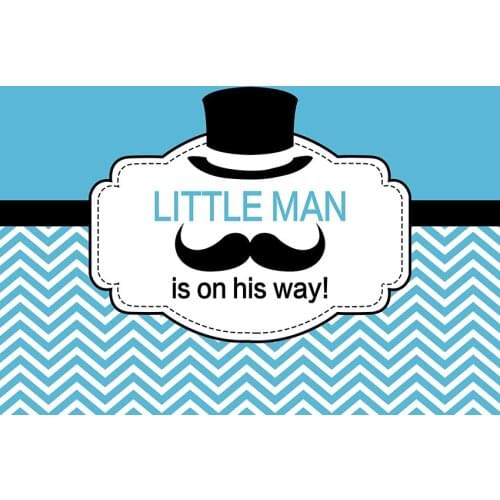 Little is on his way photo backgrounds vinyl funds baby shower Backdrops photography for photo studio props photophone lv-726
