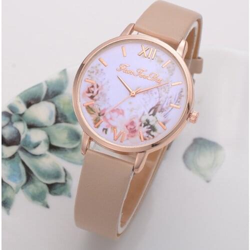 Ladies Designer Watches Luxury Watch Women 2020 Fanfeeda Womens Casual Fashion Quartz Belt Watch Clock Mechanism Mujer Montre
