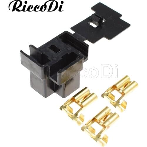 1/5/10/20Kits 3 Pin H4 Headlight Socket Automotive Connector For Audi VW DJD031A-1