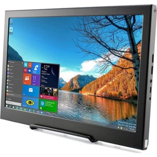 13.3" Portable Computer Monitor PC 1920x1080 HDMI PS3 PS4 Xbox360 1080P IPS LCD LED Display Monitor for Raspberry Pi 3 B 2B