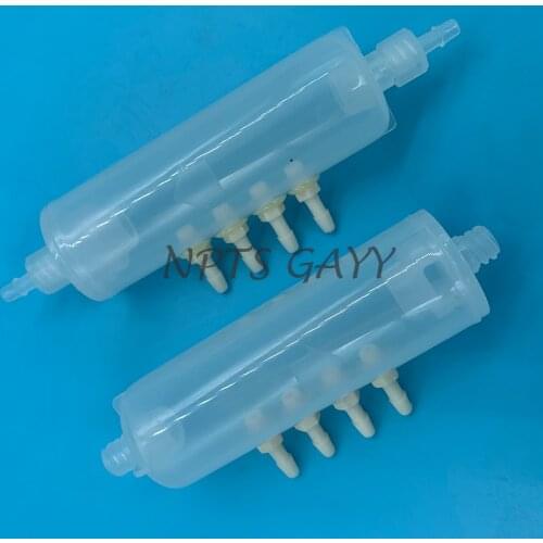 2PCS Ink Circulation Buffer Bottle for XP600 4720 5113 printhead print head printer UV Ink Circulation Splitter system filter