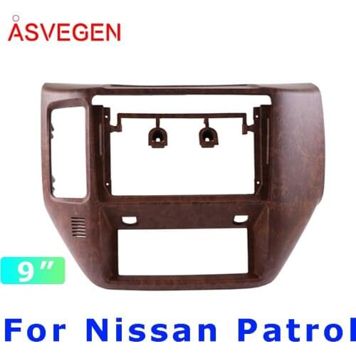 Asvegen Car RadioFrame For Nissan Patrol Car Dvd Frame Install Panel Dash Mount Installation Dashboard