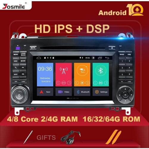 4GB 2 din Car Radio GPS Stereo for Mercedes Sprinter W906 Benz B200 A B Class W169 W245 Viano VitoW639 Multimeida Navigation DSP