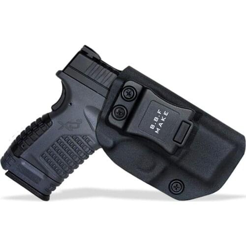 B.B.F Make IWB KYDEX Holster Fits: SpringField XD-S 3.3" 9mm/.40S&W/.45ACP Gun Holsters Inside Concealed Carry Case Pistol Bags