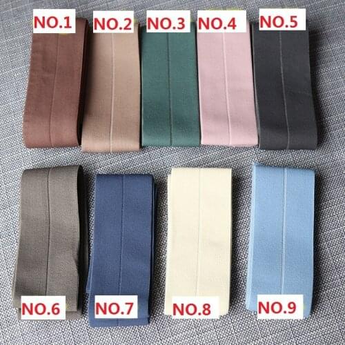 Foldable elastic for clothes skirt soprts wear pants belt Waistband rubber band 6cm 5meters/lot soft stretchy webbing