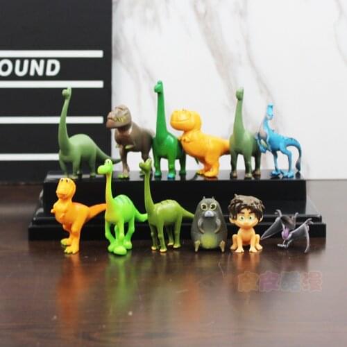 3-7cm 12pcs/Lot Movie The Good Dinosaur PVC Action Figures Arlo Spot Henry Butch Mini Doll Model Toy Brinquedos