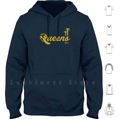 Queens Nyc Hoodies Long Sleeve Queens Astoria Woodside Jamaica New York City New York Nyc Ny