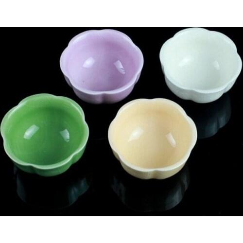 Ceramic teacup, genuine crackle, ice breaking cups, colorful tea cup, kung fu tea, plum cup 4pcs/set