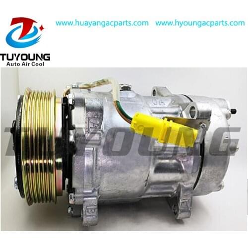6V12 automotive air conditioning compressor For Citroen C3 1.1 1.4 16V 1.4 8V 1.4 HDi 16V 1.4 Hdi 1.6 HDi 16V 2002-2009 Sanden 1