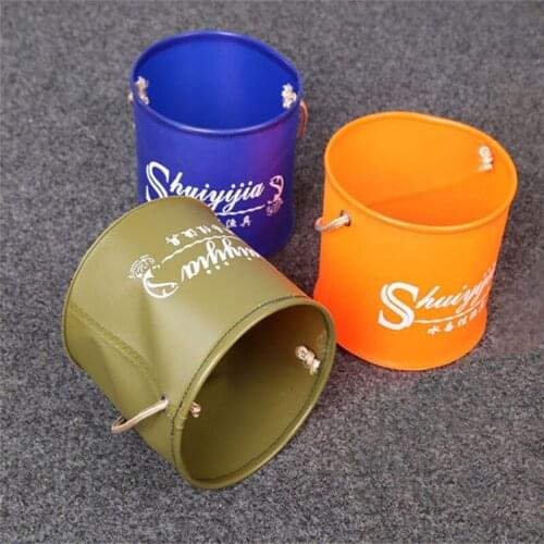 3-Color Fishing Box, Portable Foldable Eva Bucket, Live Water Storage Tool, Carp Fishing Accessories, Fly Fishing Tackle