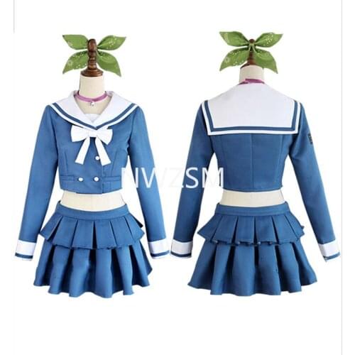 Anime Danganronpa Chabashira Tenko cosplay Dress Clothing School Women Uniforms Cosplay Costumes