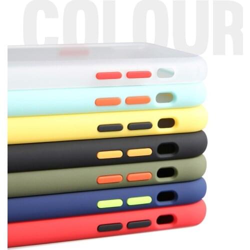 Mint Hybrid Simple Matte Bumper Phone Case For OnePlus 9 OnePlus 9 Pro Shockproof Soft Silicone Clear Cover Case