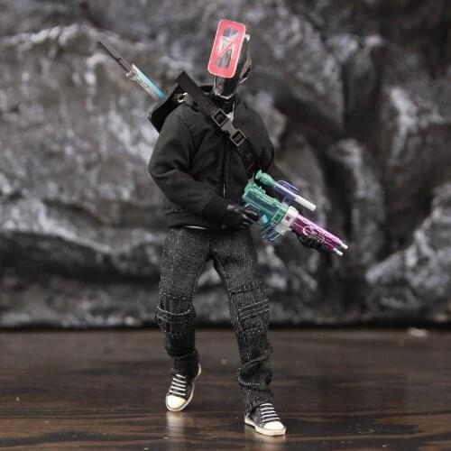 Custom Zero Zer0 Assassin Ninja 6" Action Figure Stealth Casual Clothes DIY Toys Doll Jeans Jacket T-shirt Shoes