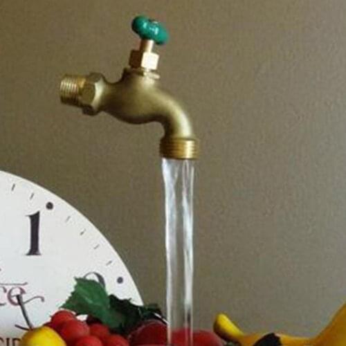 Invisible Float Faucet Fountain Decorating Metal Floating Tap Holiday Gift Invisible Spout Garden Float Faucet Fountain
