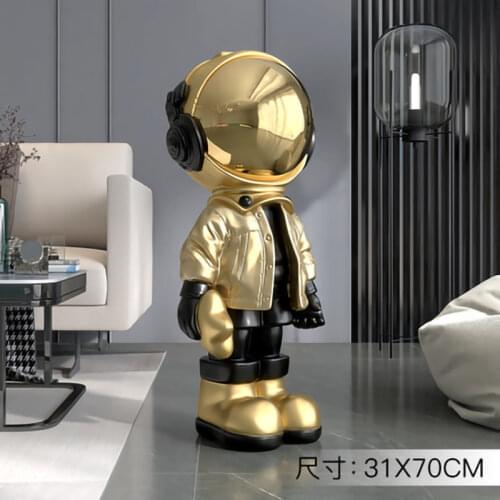 Modern Home Decorate Cartoon Astronaut Figurine Sculpture Statue LivingRoom Decorative Large ArtsCrafts Statue NordicStyle Decor