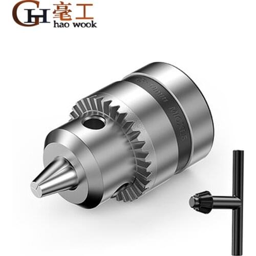 Angle Grinder Conversion Chuck 1.5-10mm M10 Metal Stable Keyed Drill Chuck Convertor Thread Adapter 100mm Angle Grinder to Drill