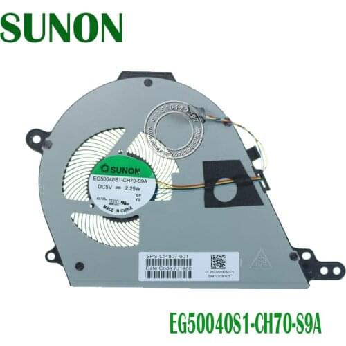 Laptop CPU Fan for HP Chromebook 15-de Fan TPN-C140 L54807-001 EG50040S1-CH70-S9A