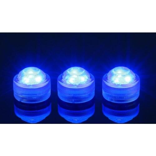 CR2032 Battery Operatred Remote Control Waterproof Submersible Mini LED Light for Glass Vase Decoration