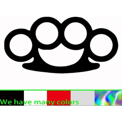 Cover scratches waterproof car stickers knuckle weapons creative car decoration external accessories PVC personalized decals