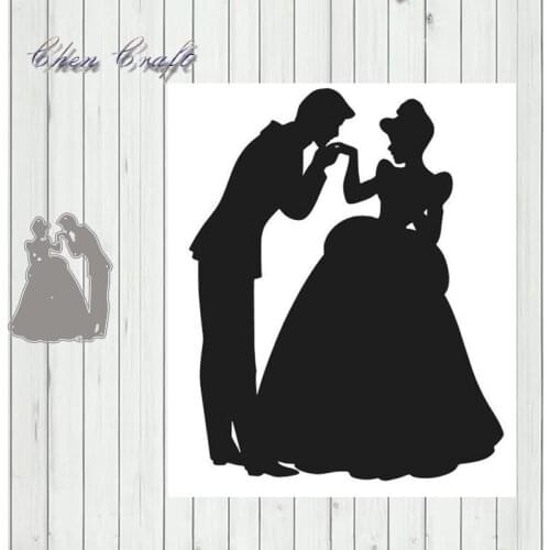 Lovers couple love Metal Cutting Die Stencil DIY Scrapbooking Embossing Decor Photo Album Paper Card Craft Makings