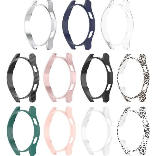 For Samsung Galaxy Watch 4 Classic 46mm Watch Protective Cover Case Half Hollowed PC Anti-Scratch Frame Bumper Shell