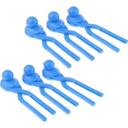 MagiDeal 6pcs Duck Shape Snowball Clip Ball Maker Snow Mold Outdoor Sports