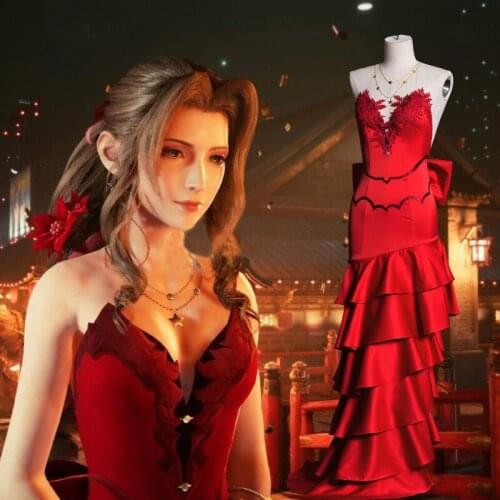 The Hot Game FINAL FANTASY Alice Cos clothing dress cosplay costume female Iris dress skirt