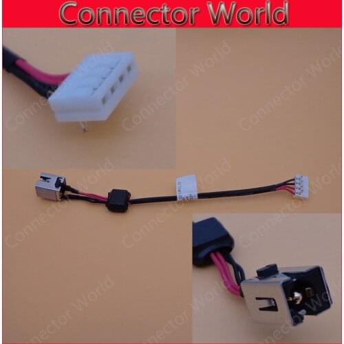 1-10pcs/lot DW283 2.5mm DC Power Jack W/Cable for TOSHIBA ASUS DC JACK socket NCL50/60 P/N:DC301009U00 DC Jack with Cable