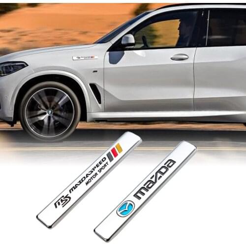 1Pcs Car Accessories For Mazda 3 5 6 MS CX3 CX4 CX5 CX7 M3 M6 MP MPE MPV Axela Atenza Demio Metal Sticker VIP Sport Logo Decals