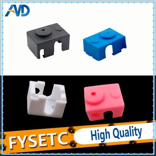 3pcs/lot V6 Silicone Sock 3D Printer Support V6 PT100 Original /non-Official J-head 1.75/3.0mm Heated Block Extruder