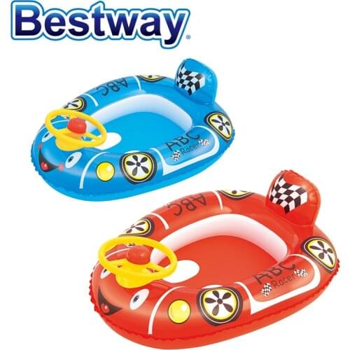 34045 Bestway 71cmx56cm Racer Baby Care Seat 28"x22"Babys Inflatable Boat Baby Inflatable Seat Sitting On Water Float