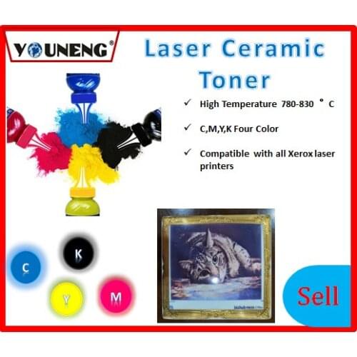800 degree high temperature color ceramic toner powder Compatible For Ricoh and Xerox model vitrotype Print