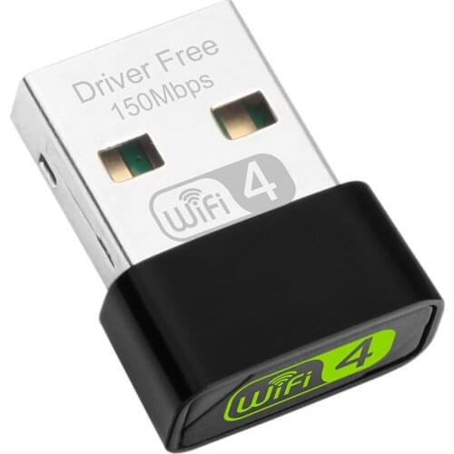 Kebidumei USB Wireless Free Driver 2.4GHz USB2.0 Wifi Adapter Mini Network Card 150Mbps WiFi Adapter 802.11n For Laptop Desktop