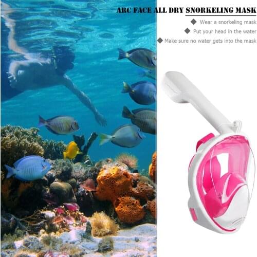 Children Diving Snorkeling Full Face Covers Anti Fog Goggle Diving Equipment Anti-Leak Swimming Scuba Covers